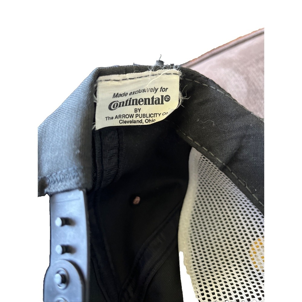 Continental Tire Trucker Cap Adjustable Back Vintage Maple Leaf H216‎ - Picture 3 of 3